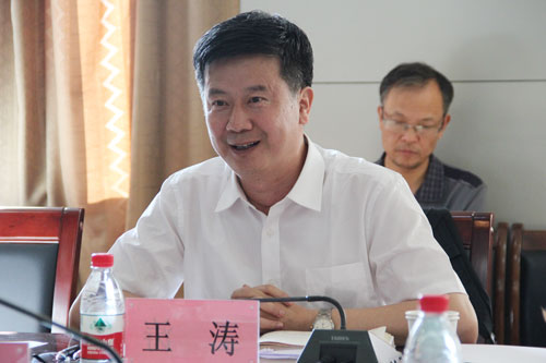 王涛在座谈会上发表讲话